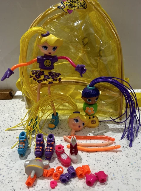 BETTY SPAGHETTY Bundle - 1 Doll, 2 Heads, Origional Bag & Accessories