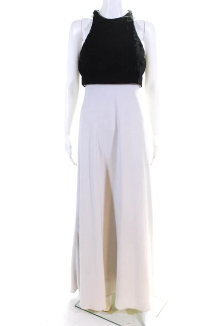 Jill Jill Stuart Womens Black Pop-Over Gown Size 4 13452273