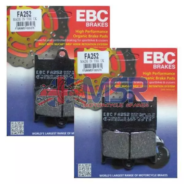 Yamaha XJR1300 EBC FA252 Front Brake Pads 1999-2014