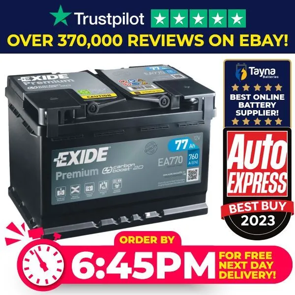 Exide 067Te Car Battery 096 Ea770 FOR SALE! - PicClick UK