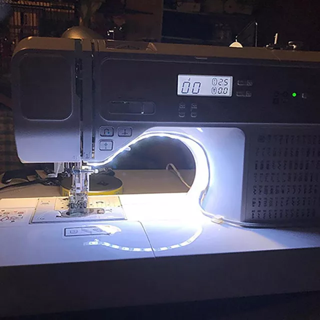 Máquina de coser LED tira de luz kit de luz DC 5V flexible USB costura LED UKS wi