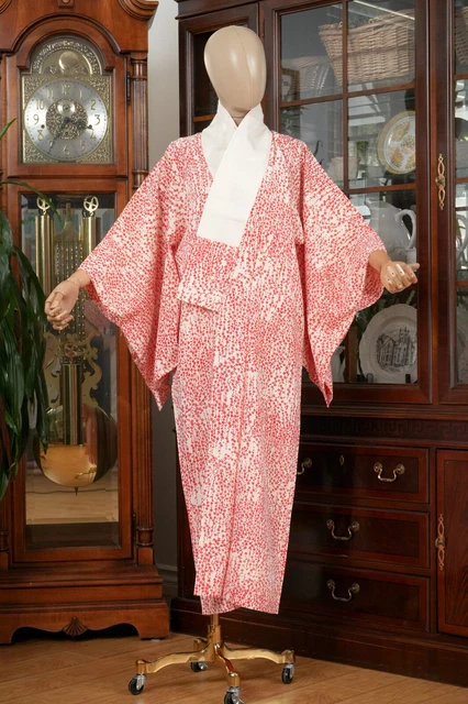 Dear Vanilla Japanese Juban Undergown Women's Kimono Genuine Vintage Mint