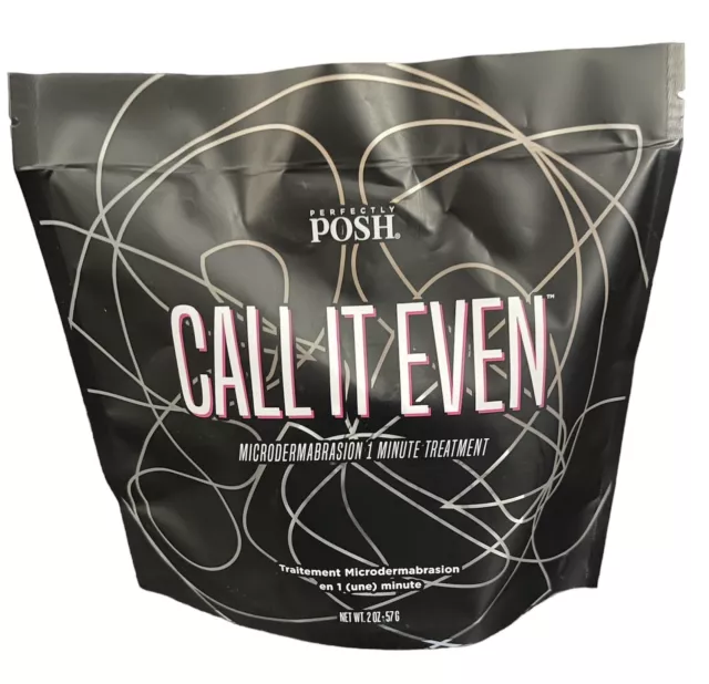 Perfectly Posh Call It Even Microdermabrasion 1 Minute Treatment New Sealed