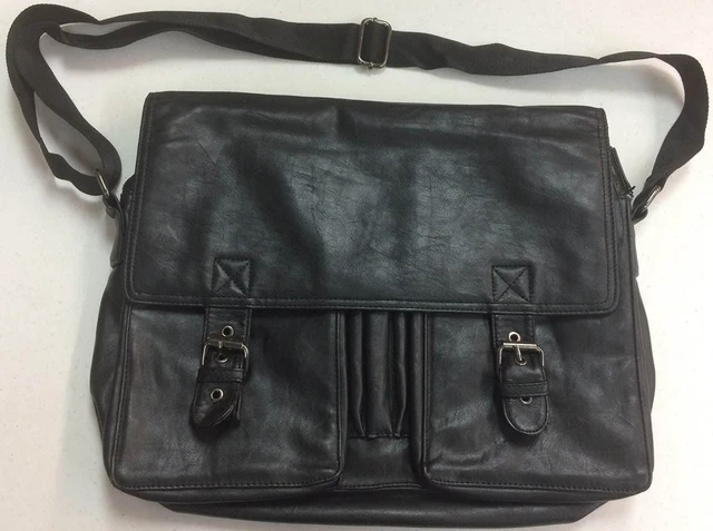 Mock Croc Sac De Ville Zara ZARA CUIR NOIR Ordinateur Portable Sac