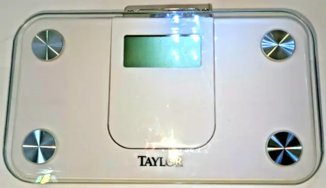 Portable Taylor Lithium Electronic Personal Weight Scale Batteries Included