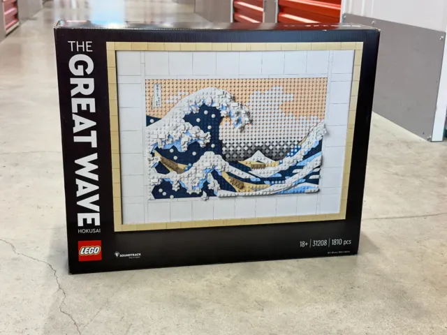 LEGO® ART 31208 Hokusai – La Grande Vague, Décoration Murale Japonaise, Loisir  Créatif, Adultes