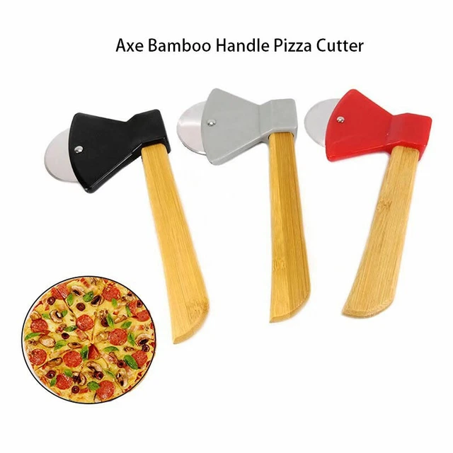 Oliver's Kitchen Super Large Pizza Rocker – Bamboo Handle, Stainless Steel, Cuts 12” To 17” Pizzas - View #11