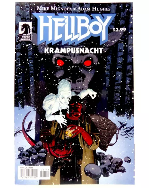 Dark Horse HELLBOY: KRAMPUSNACHT 2017 #1 Mignola + Adam HUGHES VF/NM Ships FREE
