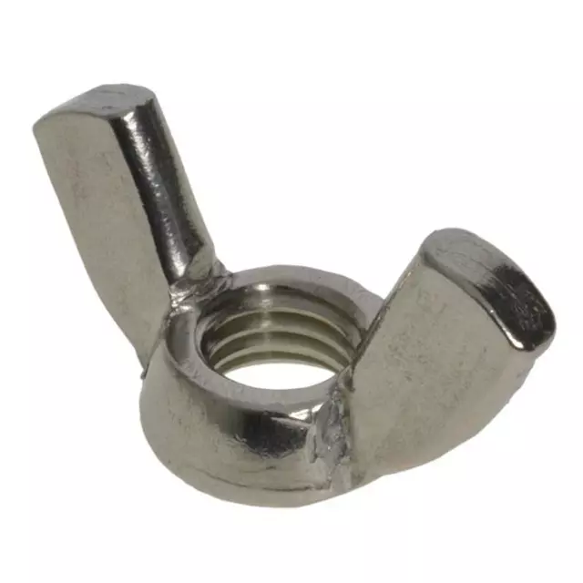 Wing Nut M4 (4mm) Metric Coarse Marine Grade Stainless Steel G316 ANSI B18.7 2