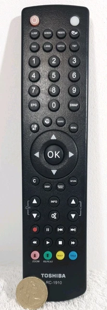 Telecomando Originale Toshiba Per TV 32W1333B – Infrarossi, Nero, Portata 5-10 Metri - Foto 3