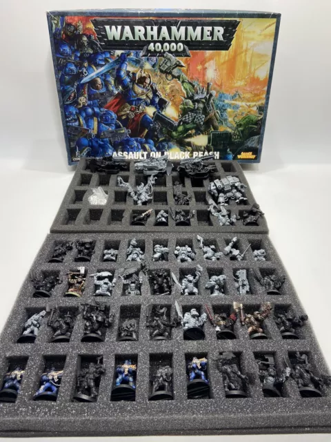 Warhammer 40K 40,000 Assault on Black Reach Citadel Partial Build + Citadel Case Warhammer 40K 40,000 Assault on Black Reach Citadel Partial Build + Citadel Case