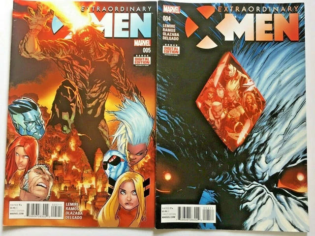 Extraordinary X-Men No's 4-5. Mister Sinister. 2 Issue Lot/Run. 2016 Jeff Lemire