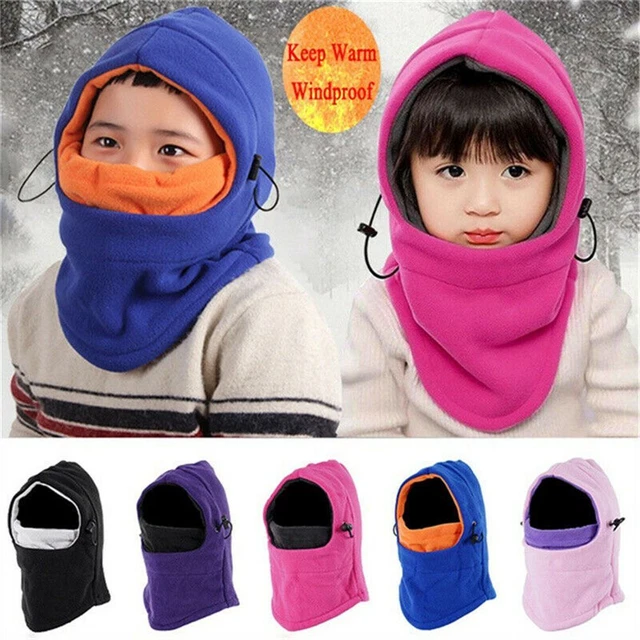 Scaldo collo faccia intera maschera da sci berretto con cappuccio berretto bambini berretto con cappuccio antitempesta