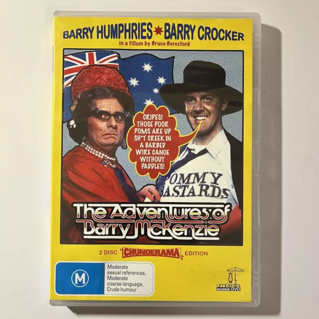 The Adventures of Barry McKenzie DVD 2 Disc Barry Humphries Barry Crocker Comedy