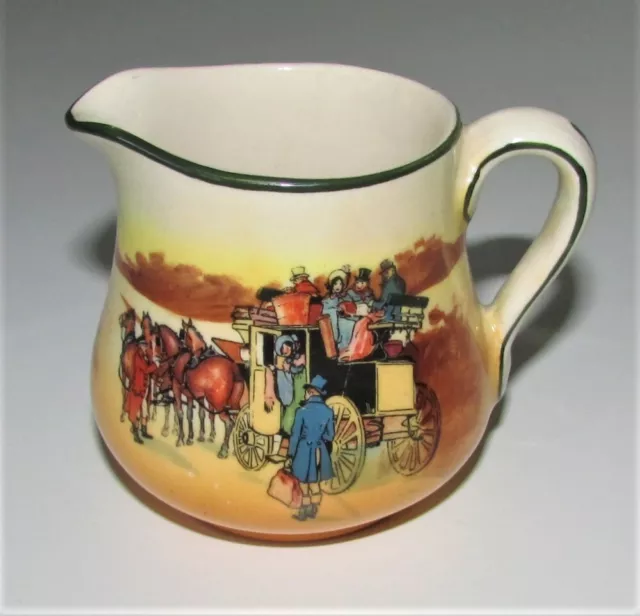 Vintage Royal Doulton Small Size Creamer Milk Jug Coaching Days Series Ware