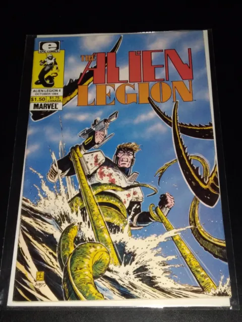 The Alien Legion #4 The Killing Zone, Epic Comics Marvel Comics October 1984