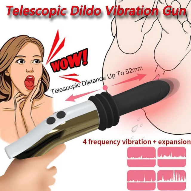 ADULT SEX MACHINE Dildo-Anal-Vibrator Automatic Thrusting G-spot Men Women Toy