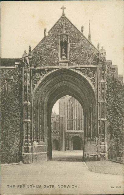 Erpingham Gate Norwich 1367 Pre 1918