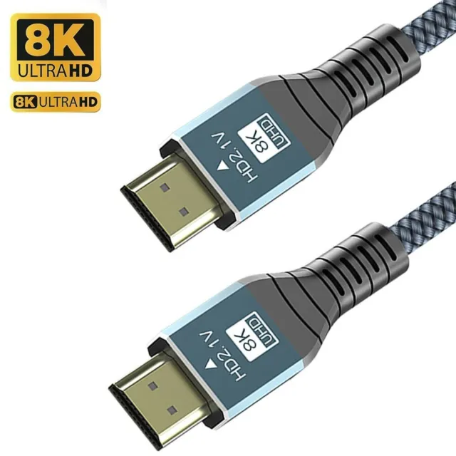 4K 8K @ 60HZ HDR Câble HDMI-Compatible 2.1 Cordon HD For PS5/XBox Projector