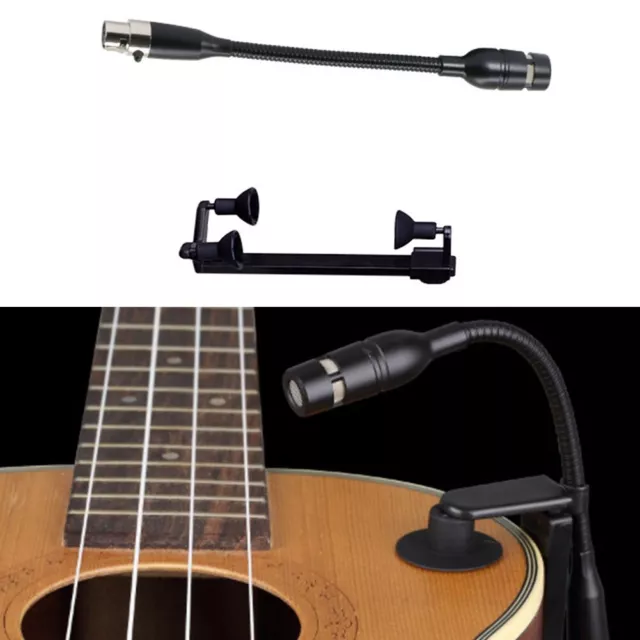 Kompakter Geigenmikrofonclip ideal für Freischwinger Halterung Zubehör