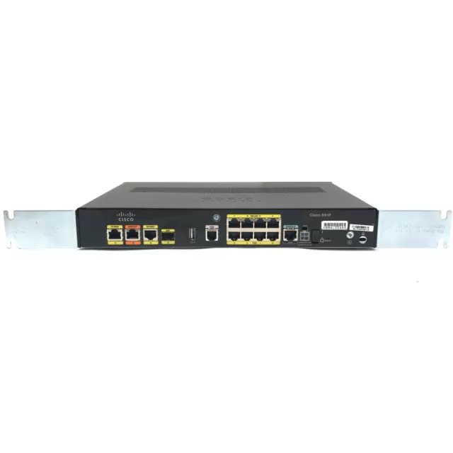 Cisco 891F C891F-K9 V01 4 x PoE GB RJ45 + 4 x GB RJ45 Router *No PSU*