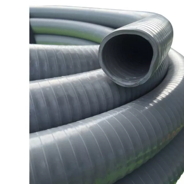 NEW Suction Grey PVC Water Hose 38mm