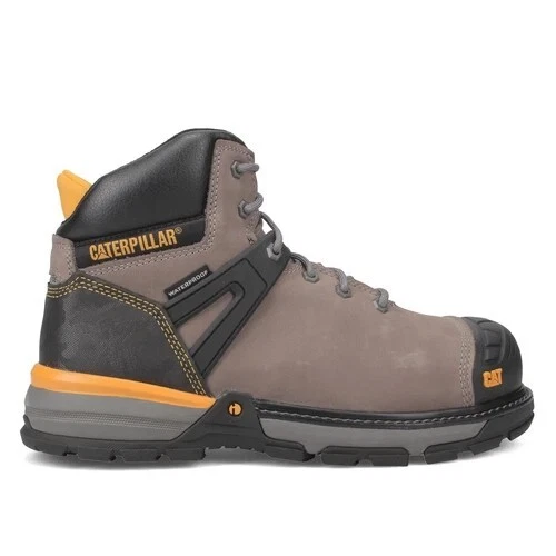 Work Bootrs CATERPILLAR EXCAVATOR SUPERLITE Waterproof Nano Toe Work Boots Mens ...