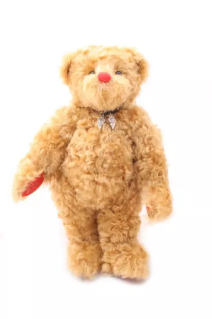 Deans Rag Book Co Valentine Tan Teddy Mohair Jointed Bear Limited Edition