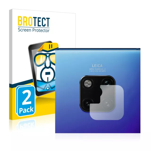 2x Film Protection Ecran pour Huawei Mate 20 Pro (Caméra UNIQUEMENT) Clair