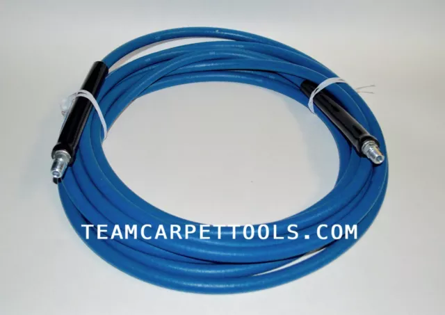 50 FT. Carpet Cleaning 3000 PSI 250 Degree ˚F Blue Steel Braided Solution Hose
