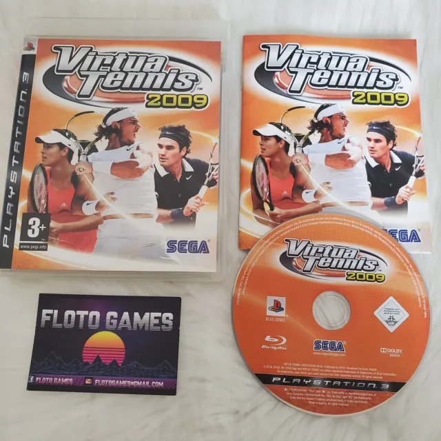 Jeu Virtua Tennis 2009 pour PS3 Complet CIB PAL FR - Floto Games