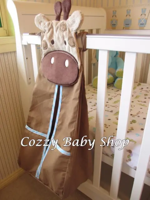 Nappy Stacker High Quality Nursery Baby Diaper Stacker Storage Brown Giraffe