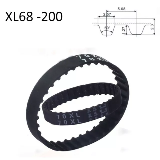 XL Timing Closed Loop Belt Pitch 5.08mm Width 10mm For 3D Printer Reprap