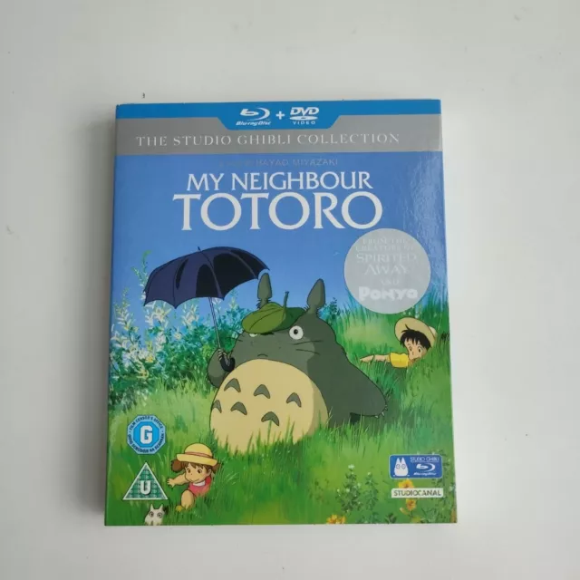 MY NEIGHBOUR TOTORO STUDIO GHIBLI BLU RAY & DVD. Brand New With Slipcase