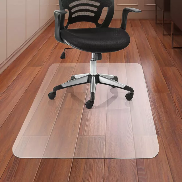 Non Slip Office Chair Desk Floor Mat Computer Carpet Plastic Clear Protector PVC