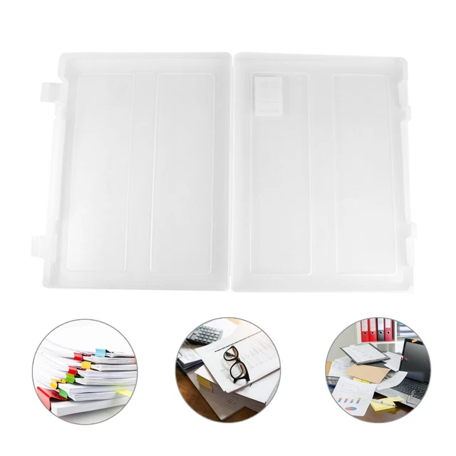 Plastic File Holder Portable File Box Magazine File Holder Container