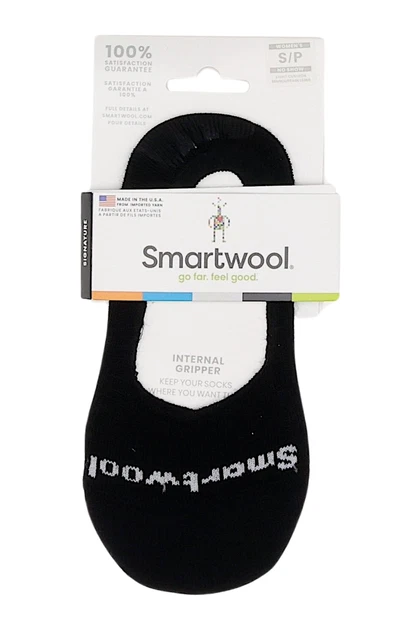 Smartwool L11224 Womens Black Cushion Hide & Seek No-Show Socks 1 Pair Size M