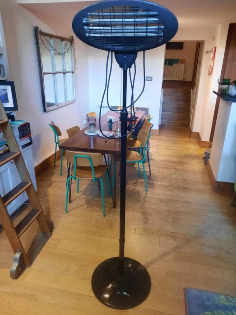 OUTDOOR PATIO HEATER Freestanding Carbon Fibre Infrared Heatlab 1.8KW  Slimline £207.98 - PicClick UK
