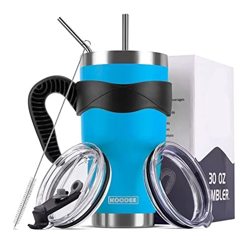 koodee 30 oz Stainless Steel Tumbler Insulated Travel Coffee Mug with Sip Lid...
