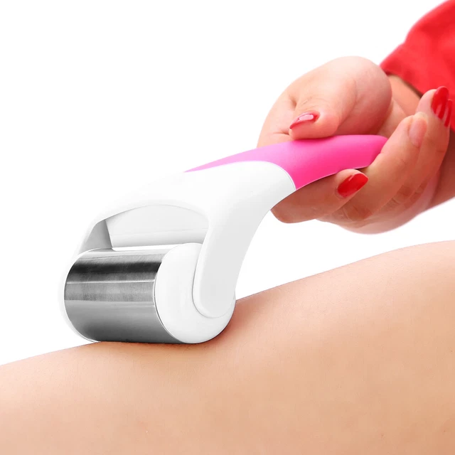 Ice Roller Massager Handheld Anti Wrinkles Face Skin Smooth Body Cool ROL