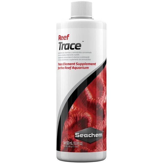 SEACHEM REEF TRACE 500mL Liquid Trace Element Supplement for the Reef