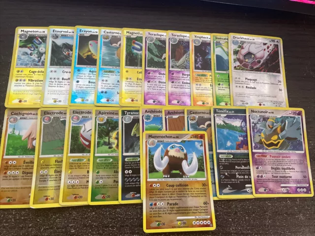 Lot 21 Cartes Pokémon Reverses Diamant Et Perle Tempete Occasion Fr