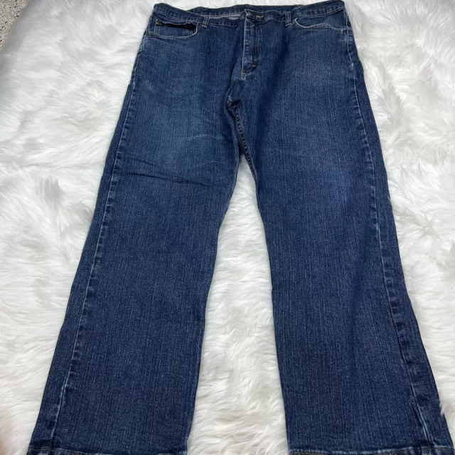 WRANGLER RELAXED FIT Men's Size 40x30 Denim Jeans Cotton Blend Free ...
