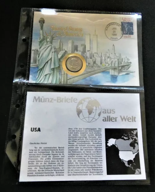 Münz-Briefe aus aller Welt - United States