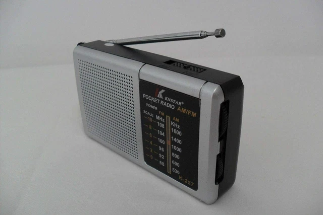 Radio de poche à antenne télescopique, Mini Radio AM-FM, récepteur