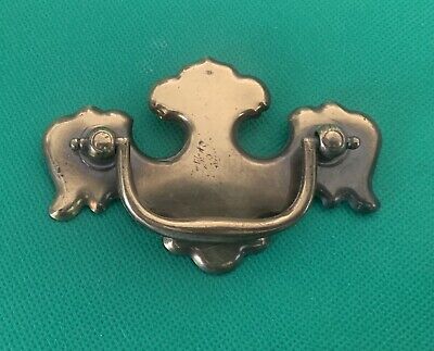 Antique Hardware Colonial Brass drawer pull 2 1/2"centers Chippendale Batwing