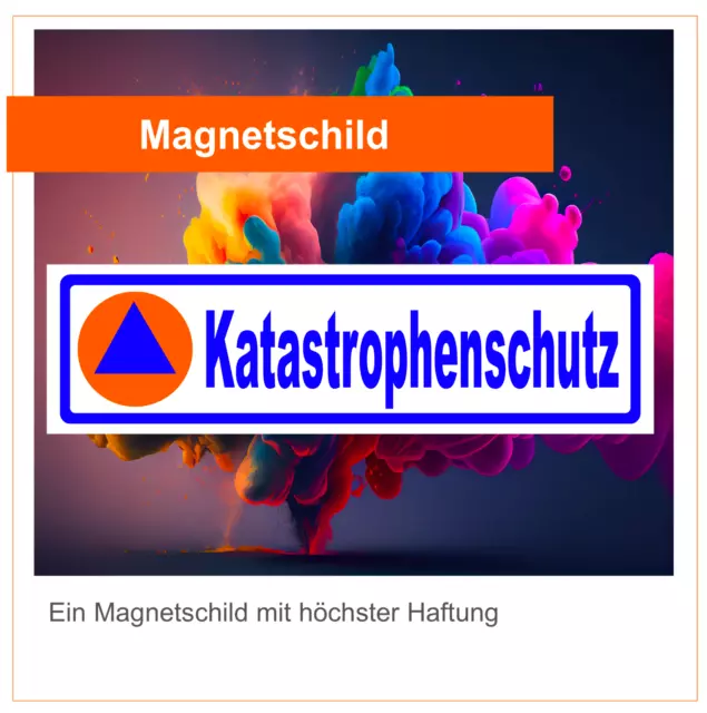 Katastrophenschutz Magnetschild