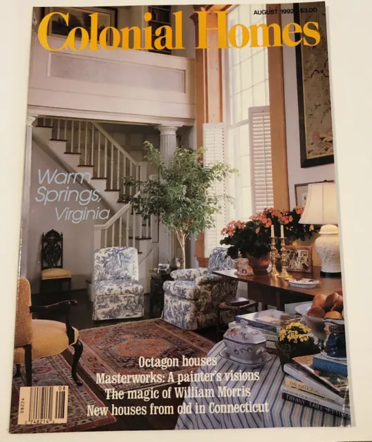 Colonial Homes Magazine August 1992