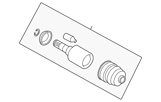 Genuine Subaru Inner Joint Assembly 28392FG010