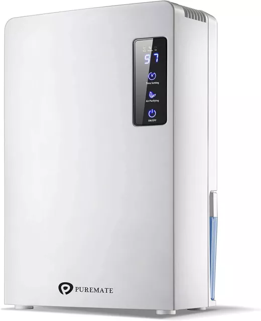 2200ml Dehumidifier with Air Purifier Portable for Condensation Moisture Damp